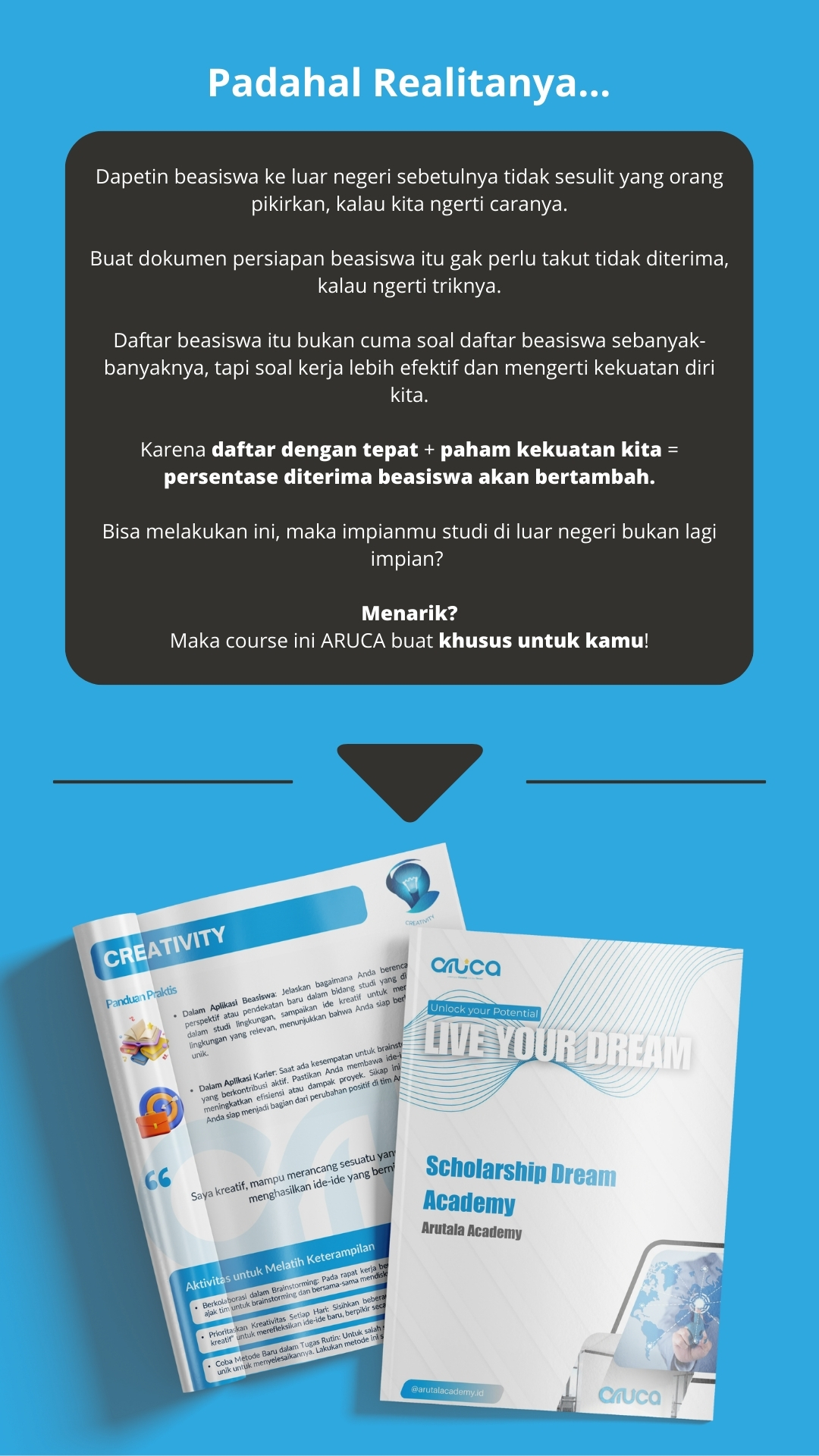Sesi mentoring beasiswa Dream Academy